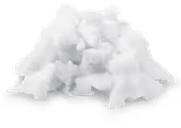 image of the supportive material inside the TEMPUR-Cloud Adjustable pillow
